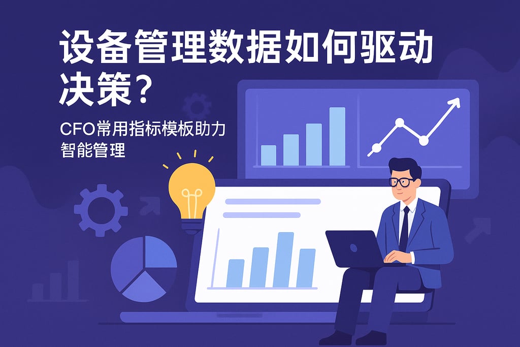 设备管理数据如何驱动决策？CFO常用指标模板助力智能管理