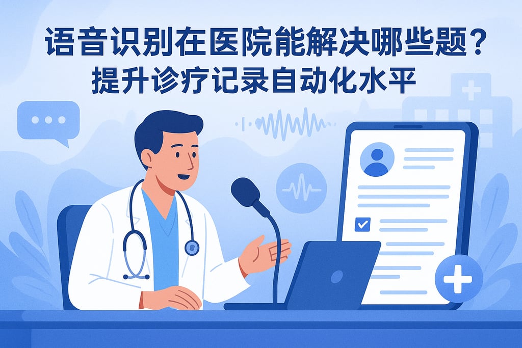 语音识别在医院能解决哪些难题？提升诊疗记录自动化水平