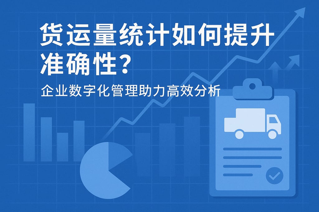 货运量统计如何提升准确性？企业数字化管理助力高效分析