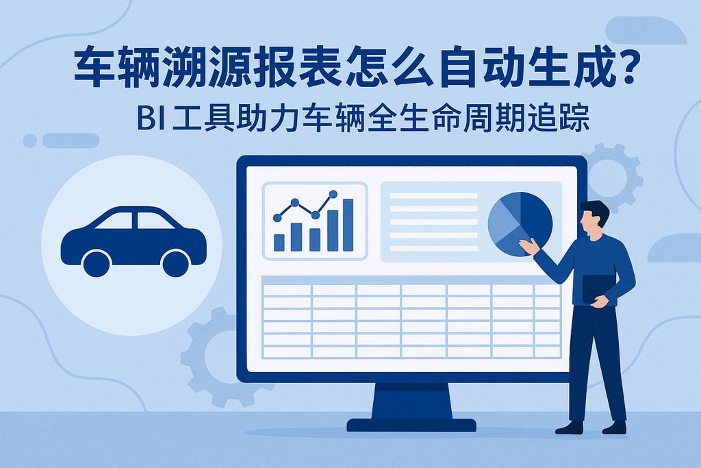 车辆溯源报表怎么自动生成？BI工具助力车辆全生命周期追踪