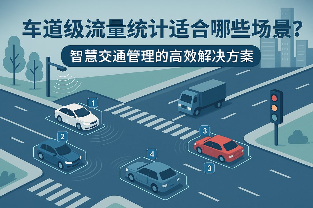 车道级流量统计适合哪些场景？智慧交通管理的高效解决方案