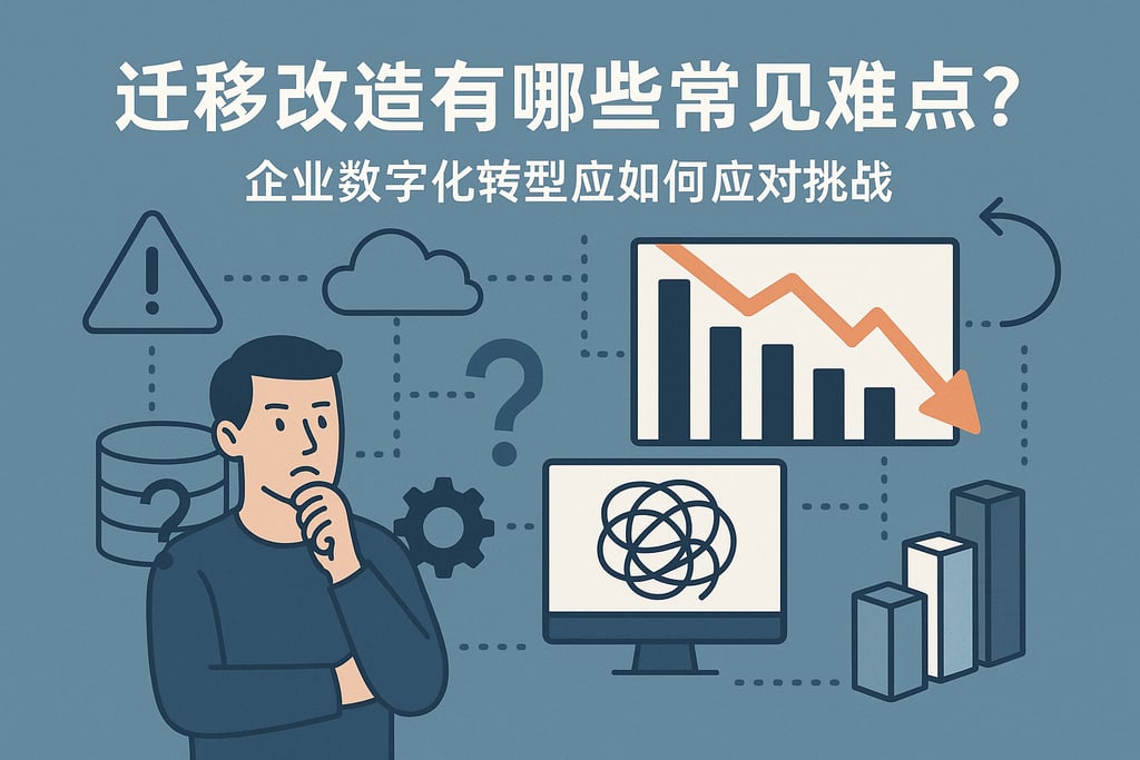 迁移改造有哪些常见难点？企业数字化转型应如何应对挑战