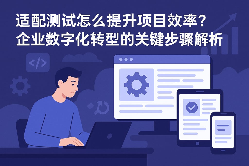 适配测试怎么提升项目效率？企业数字化转型的关键步骤解析