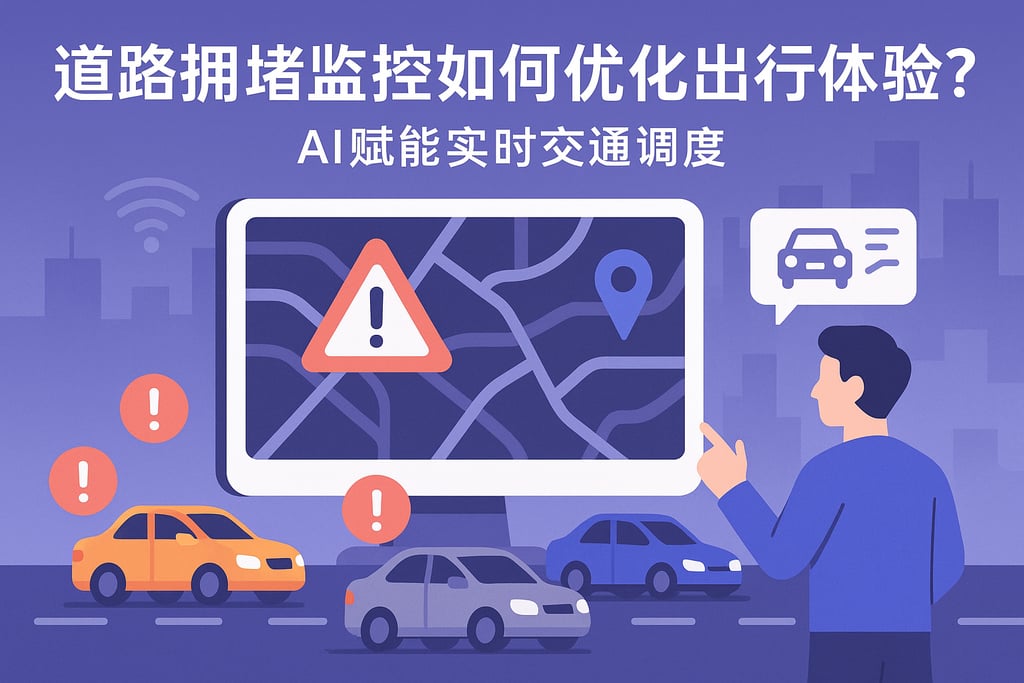 道路拥堵监控如何优化出行体验？AI赋能实时交通调度