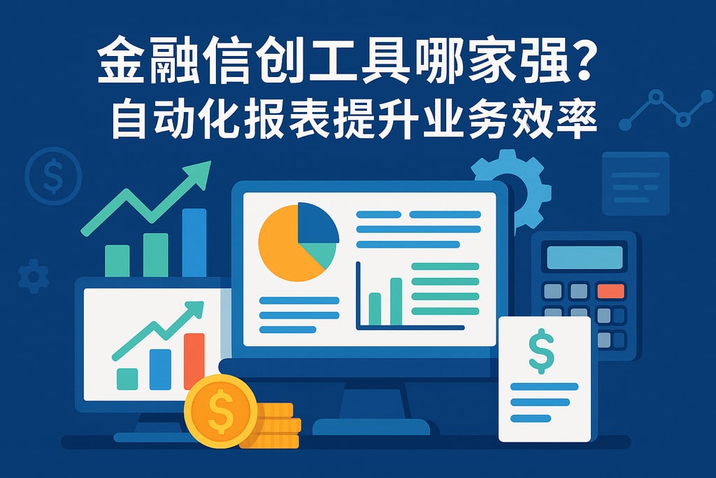 金融信创工具哪家强？自动化报表提升业务效率