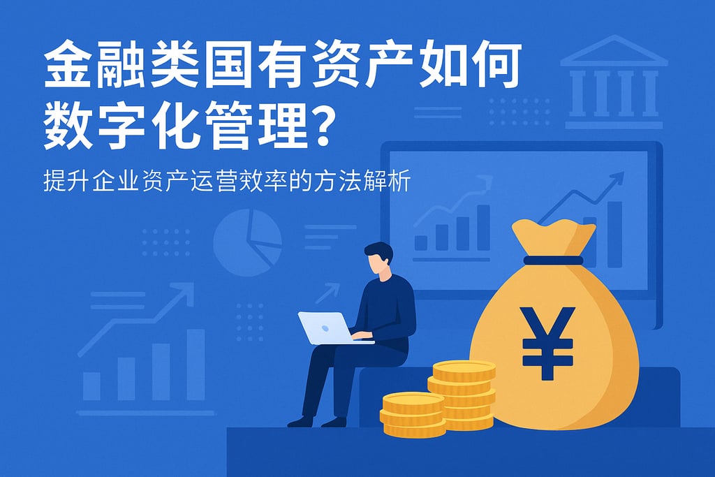 金融类国有资产如何数字化管理？提升企业资产运营效率的方法解析