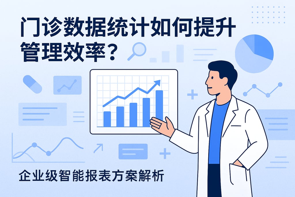 门诊数据统计如何提升管理效率？企业级智能报表方案解析