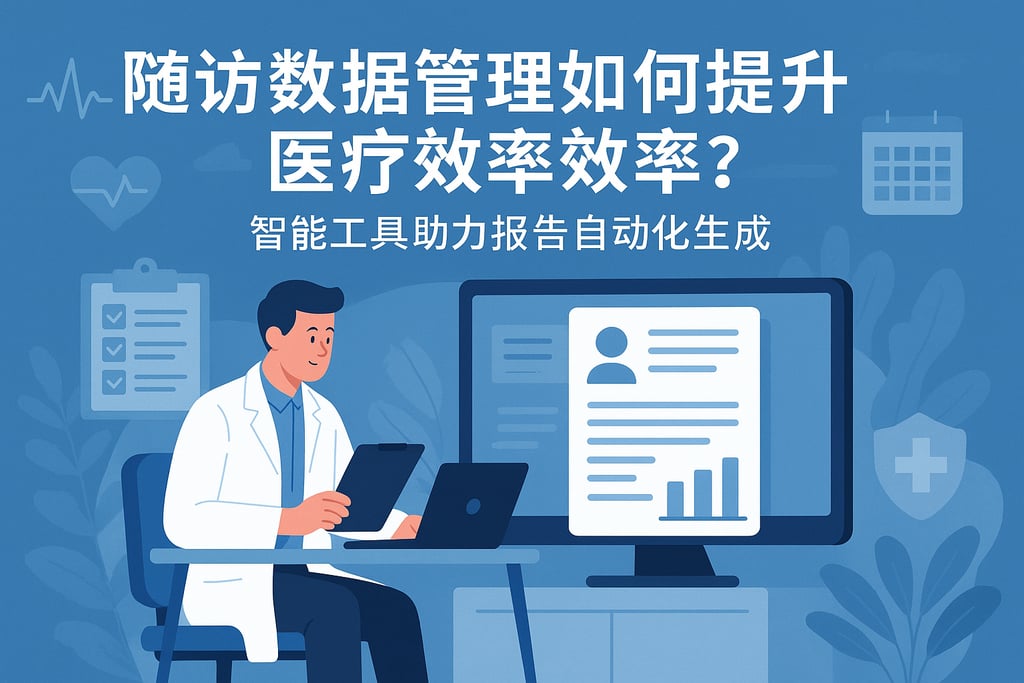 随访数据管理如何提升医疗效率？智能工具助力报告自动生成
