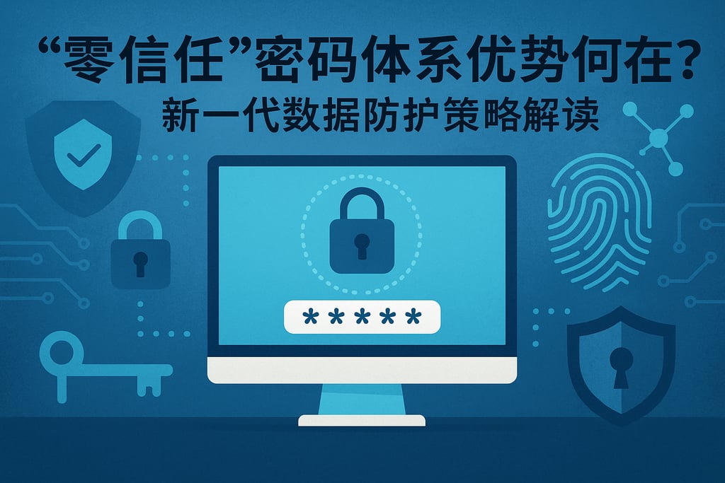 零信任密码体系优势何在？新一代数据防护策略解读