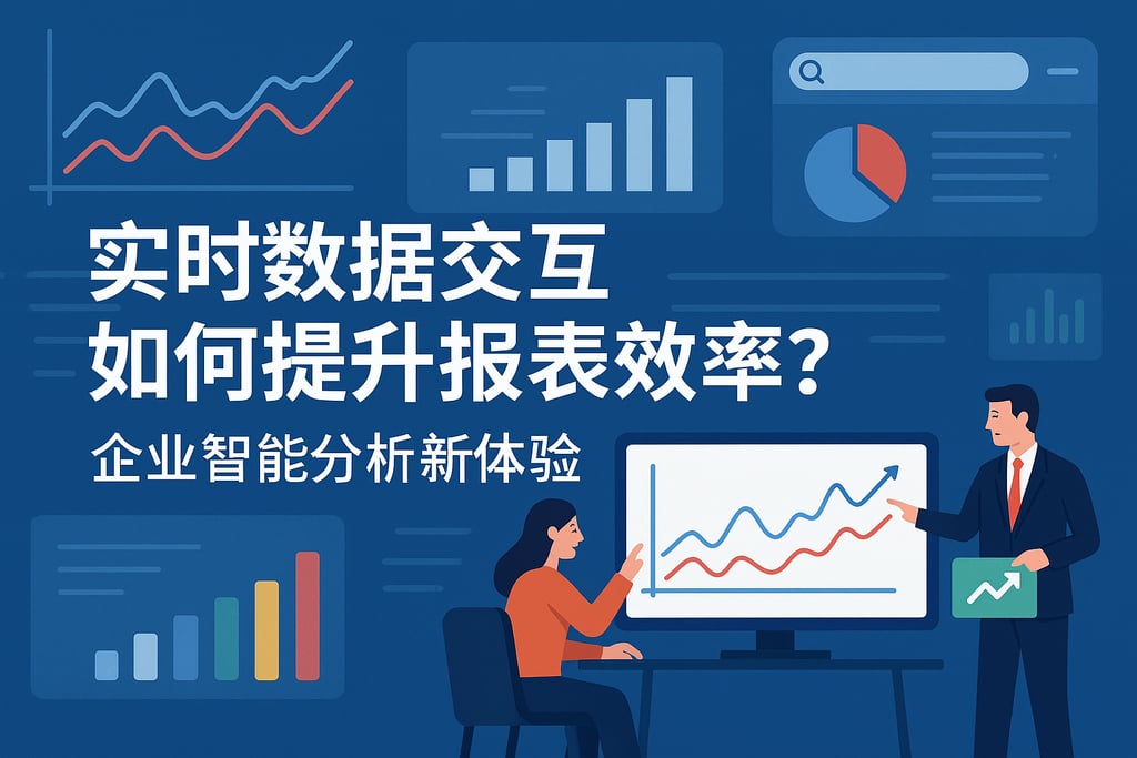 实时数据交互如何提升报表效率？企业智能分析新体验 | 帆软数字化转型知识库