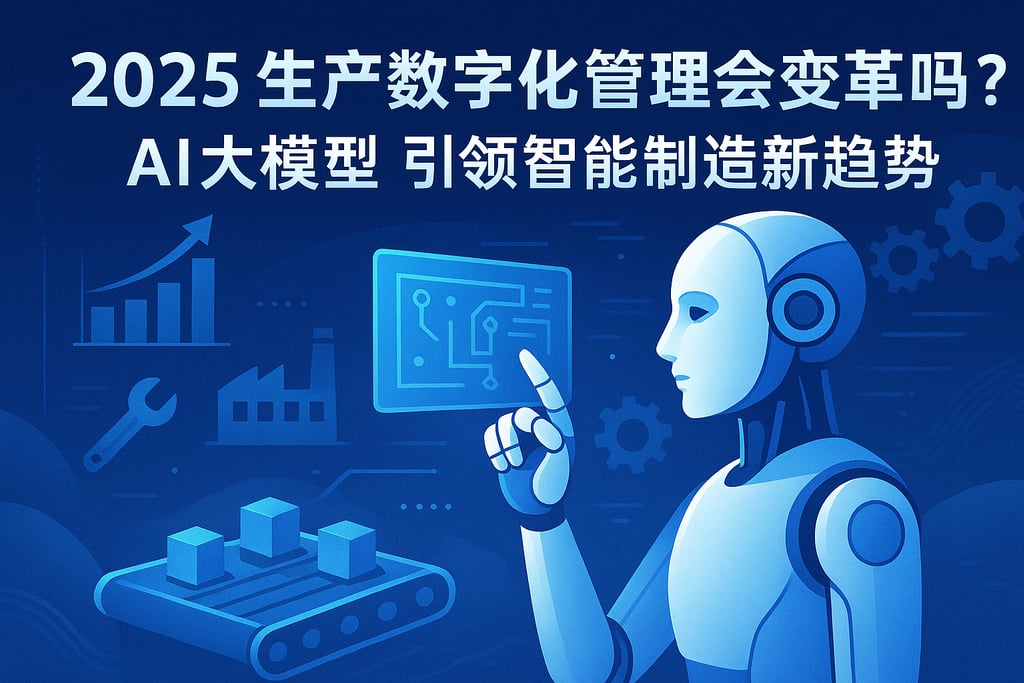 2025生产数字化管理会变革吗？AI大模型引领智能制造新趋势