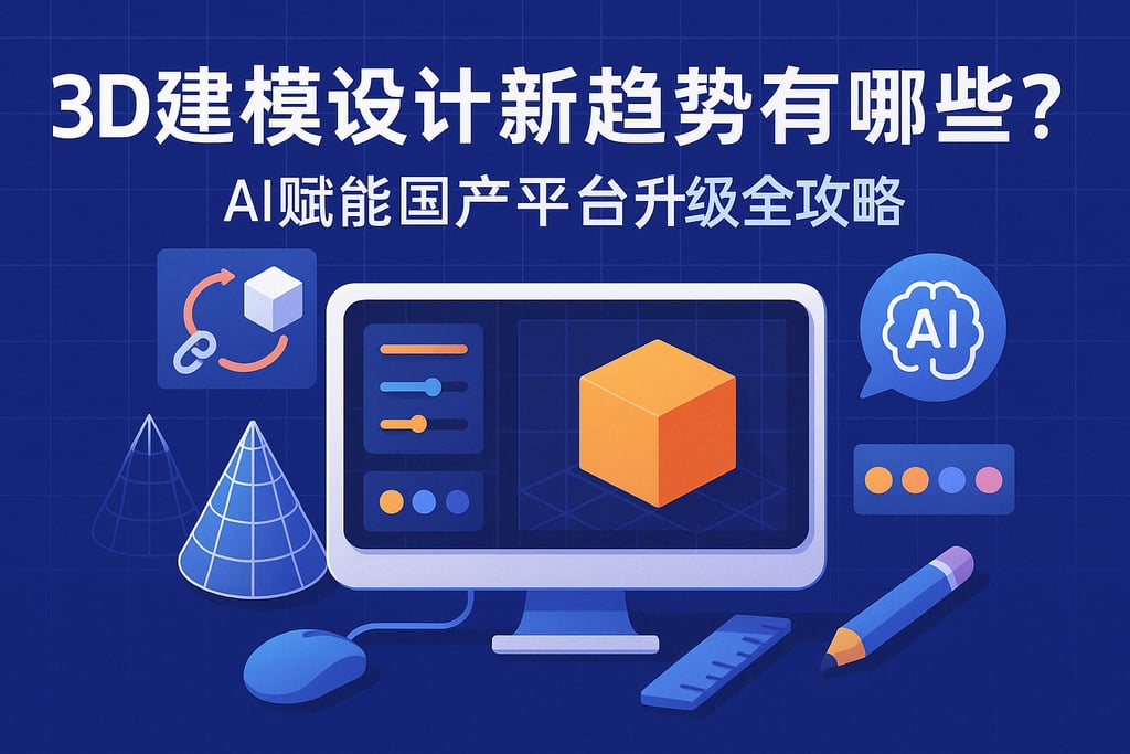 3D建模设计新趋势有哪些？AI赋能国产平台升级全攻略