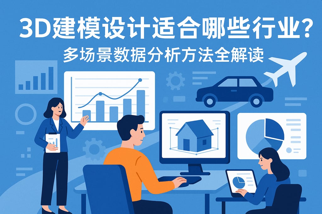 3D建模设计适合哪些行业？多场景数据分析方法全解读
