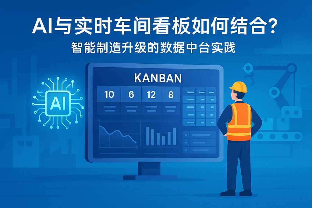AI与实时车间看板如何结合？智能制造升级的数据中台实践