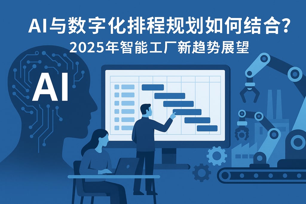 AI与数字化排程规划如何结合？2025年智能工厂新趋势展望