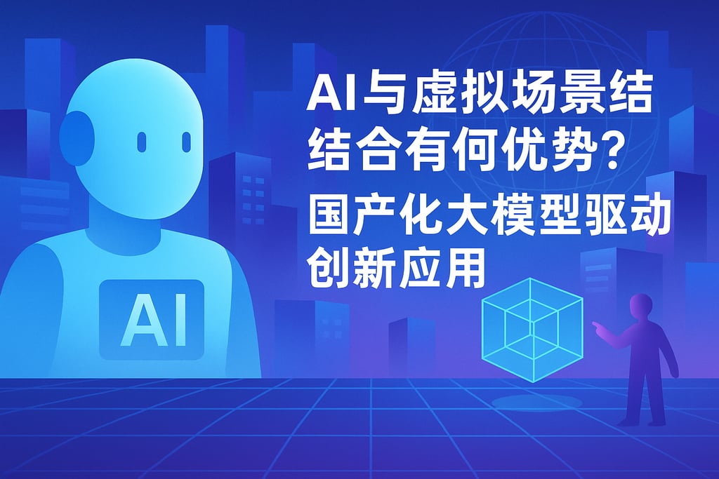 AI与虚拟场景结合有何优势？国产化大模型驱动创新应用
