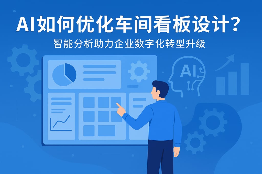 AI如何优化车间看板设计？智能分析助力企业数字化转型升级