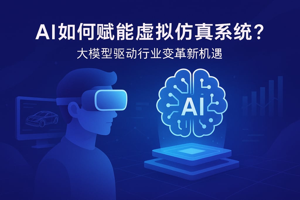 AI如何赋能虚拟仿真系统？大模型驱动行业变革新机遇