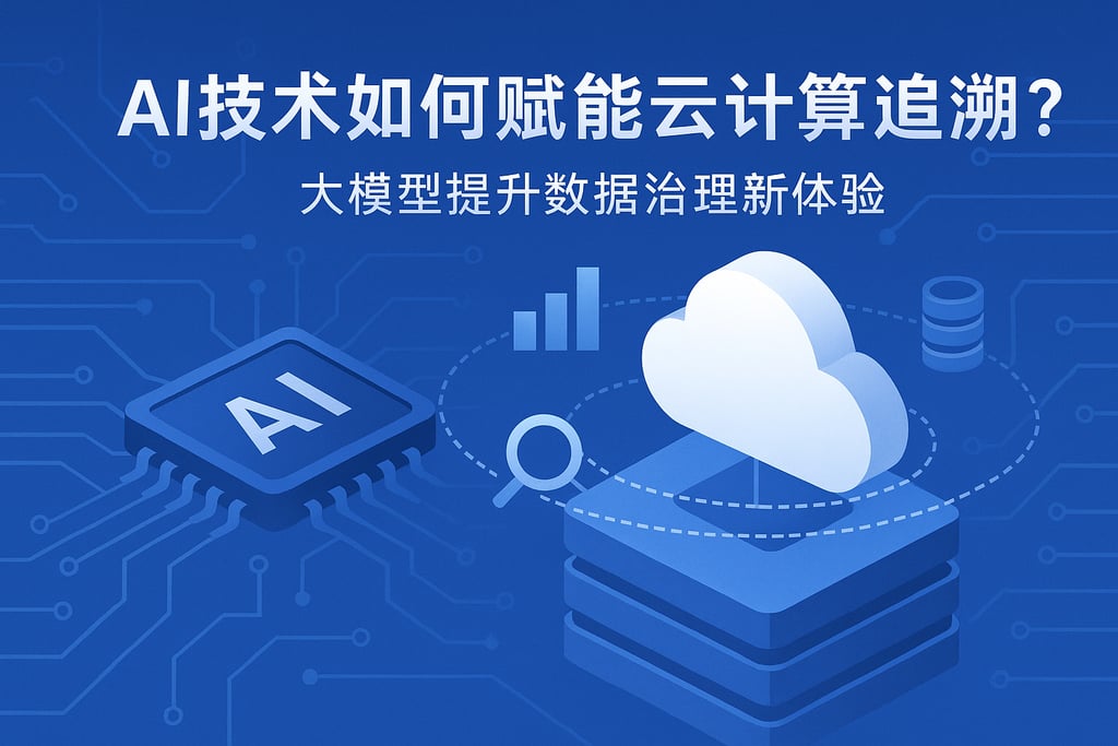 AI技术如何赋能云计算追溯？大模型提升数据治理新体验