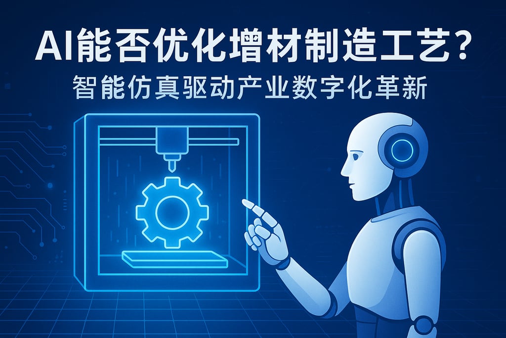 AI能否优化增材制造工艺？智能仿真驱动产业数字化革新