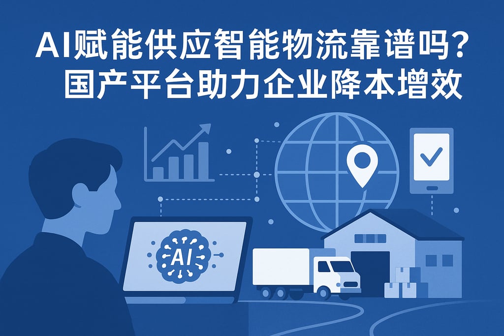 AI赋能供应链智能物流靠谱吗？国产平台助力企业降本增效