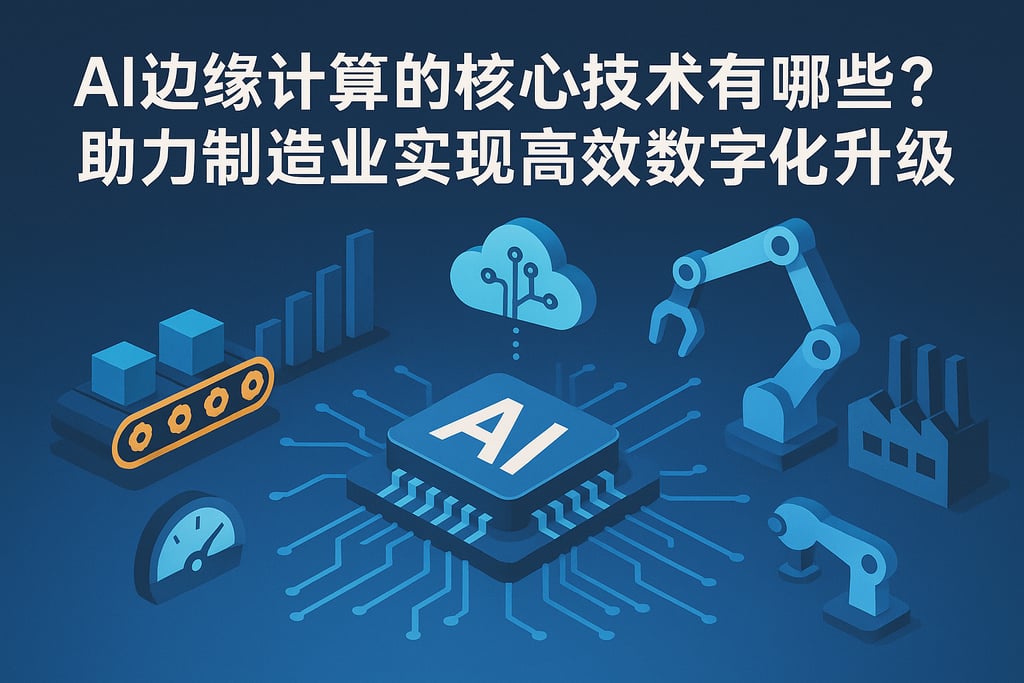 AI边缘计算的核心技术有哪些？助力制造业实现高效数字化升级