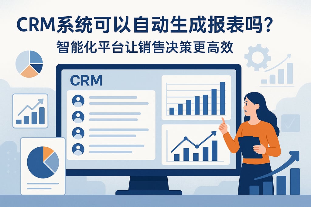 CRM系统可以自动生成报表吗？智能化平台让销售决策更高效