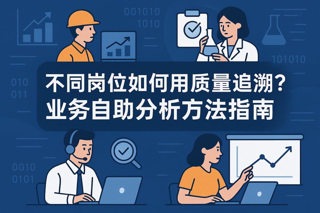 不同岗位如何用质量追溯？业务自助分析方法指南