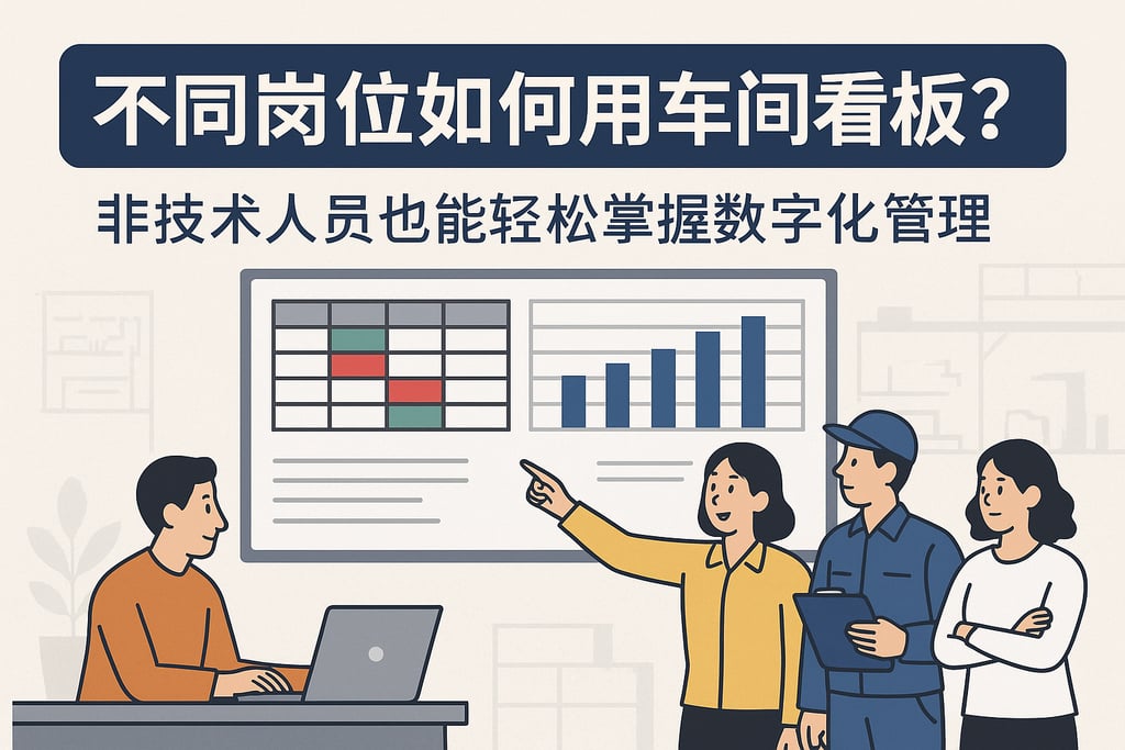 不同岗位如何用车间看板？非技术人员也能轻松掌握数字化管理
