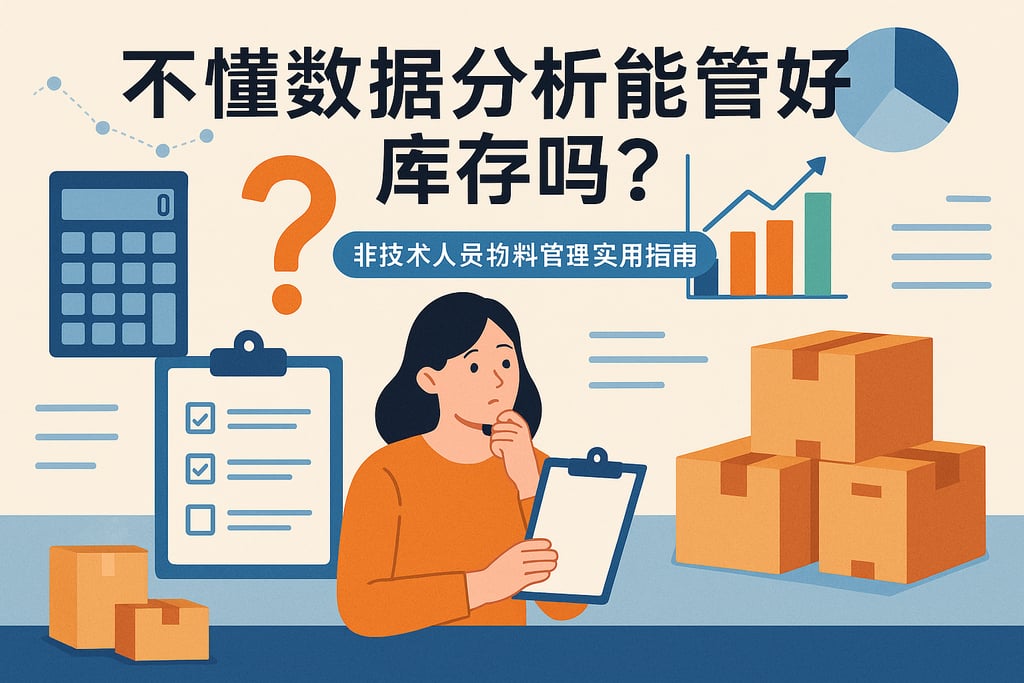 不懂数据分析能管好库存吗？非技术人员物料管理实用指南