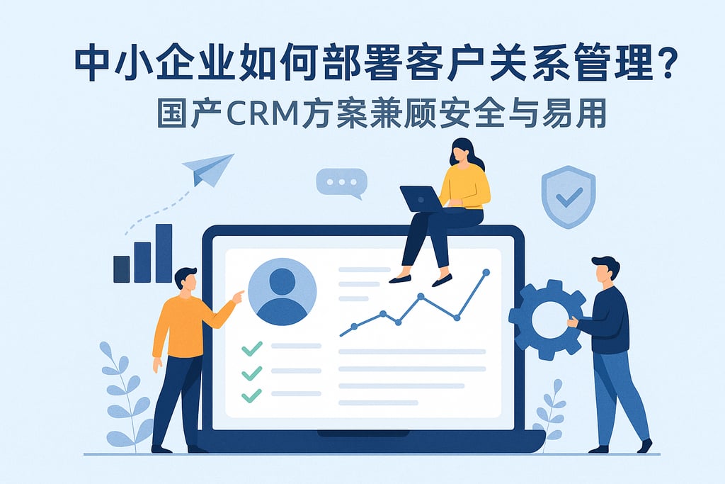 中小企业如何部署客户关系管理？国产CRM方案兼顾安全与易用