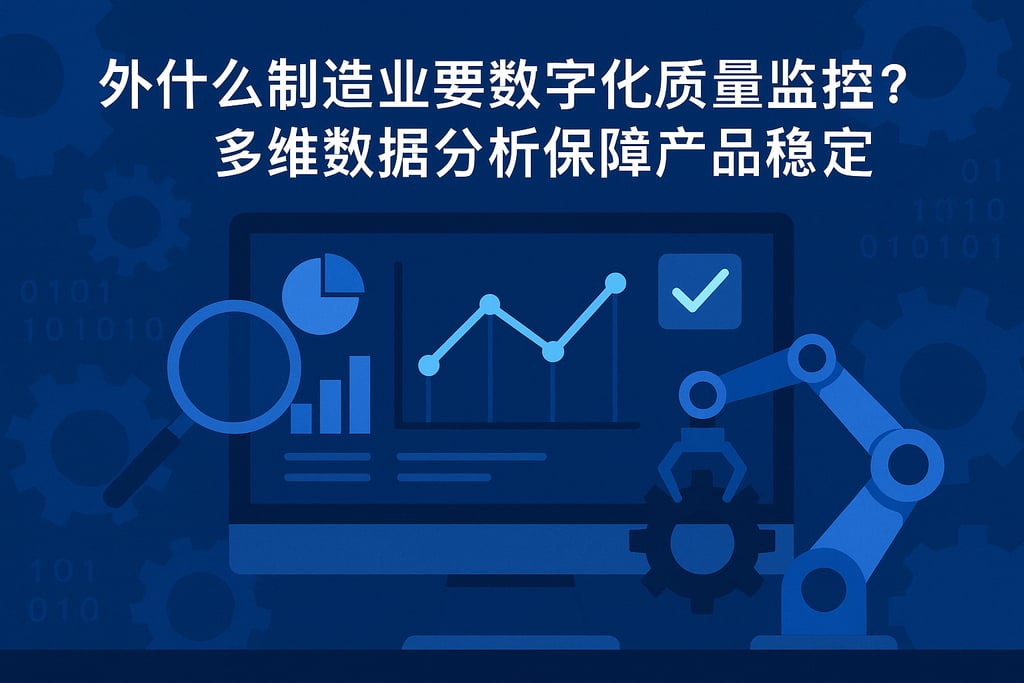 为什么制造业要数字化质量监控？多维数据分析保障产品稳定