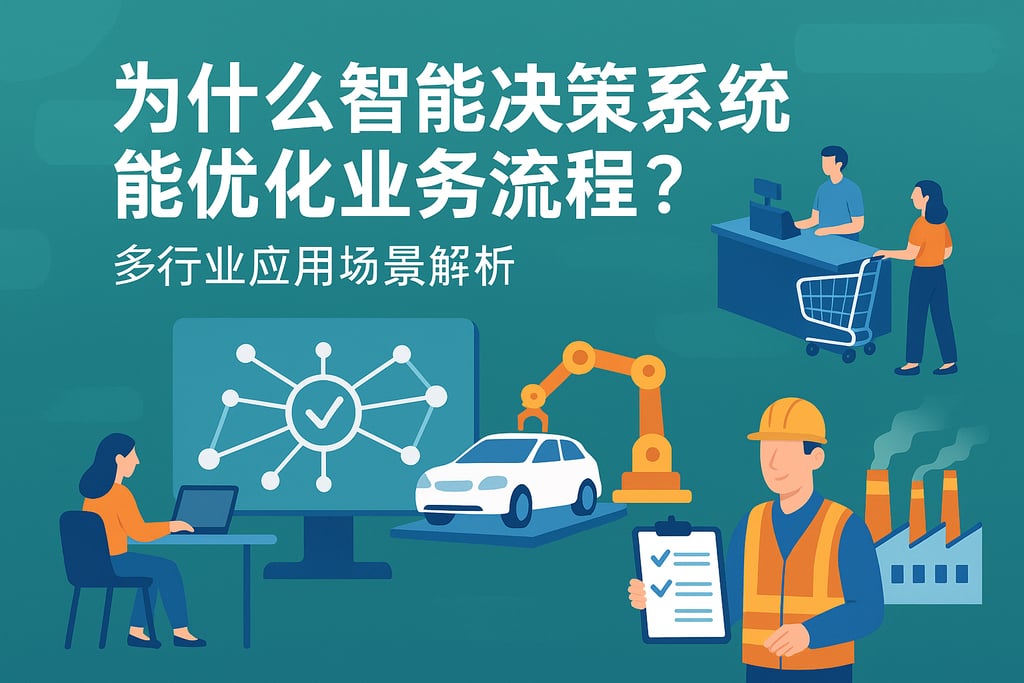 为什么智能决策系统能优化业务流程？多行业应用场景解析