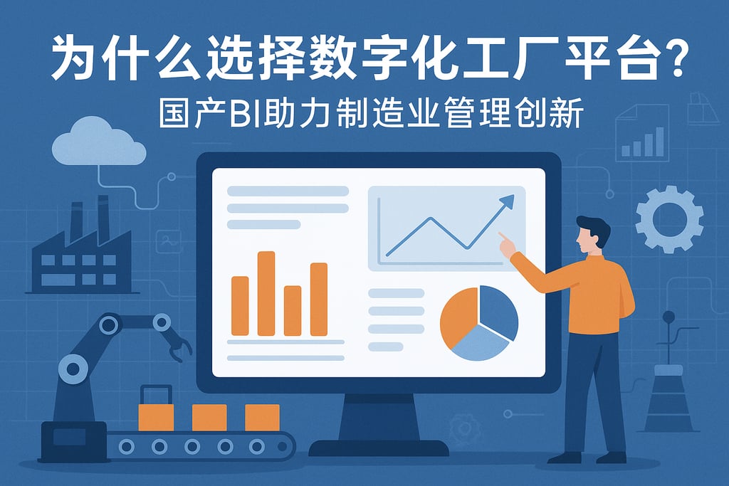 为什么选择数字化工厂平台？国产BI助力制造业管理创新
