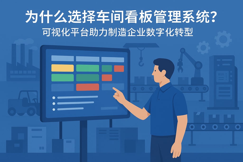 为什么选择车间看板管理系统？可视化平台助力制造企业数字化转型