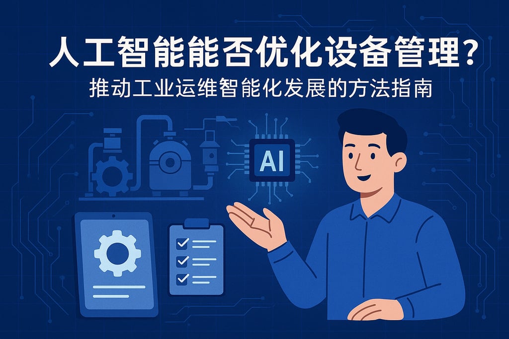 人工智能能否优化设备管理？推动工业运维智能化发展的方法指南