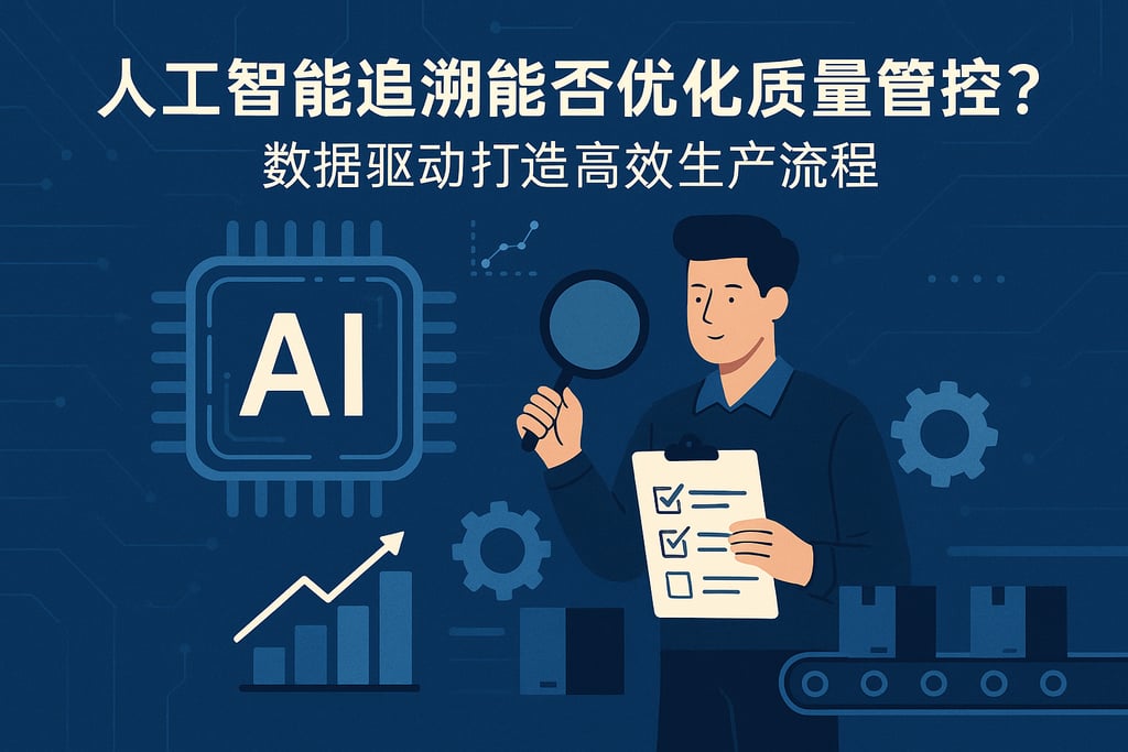人工智能追溯能否优化质量管控？数据驱动打造高效生产流程