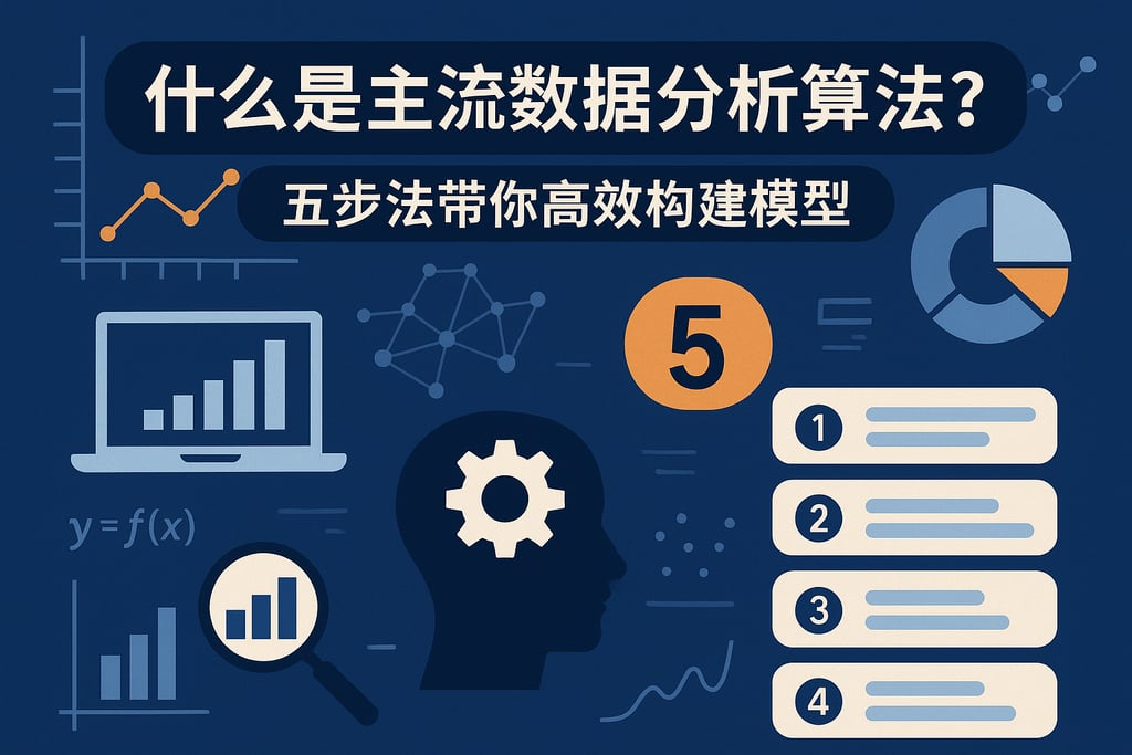 什么是主流数据分析算法？五步法带你高效构建模型
