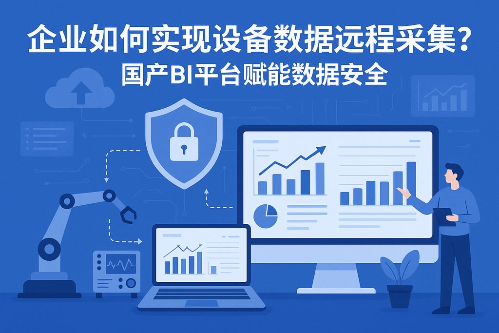 企业如何实现设备数据远程采集？国产BI平台赋能数据安全