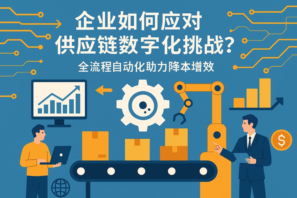 企业如何应对供应链数字化挑战？全流程自动化助力降本增效