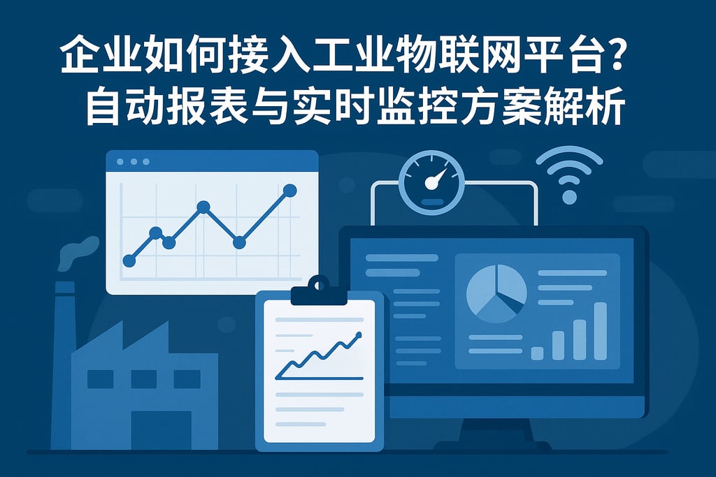 企业如何接入工业物联网平台？自动报表与实时监控方案解析