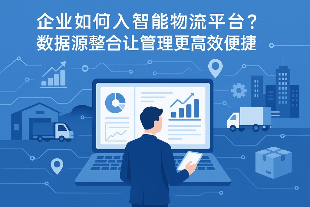 企业如何接入智能物流平台？数据源整合让管理更高效便捷