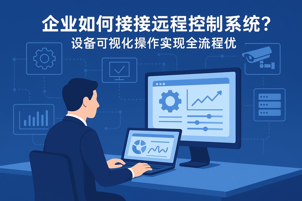企业如何接入远程控制系统？设备可视化操作实现全流程优化