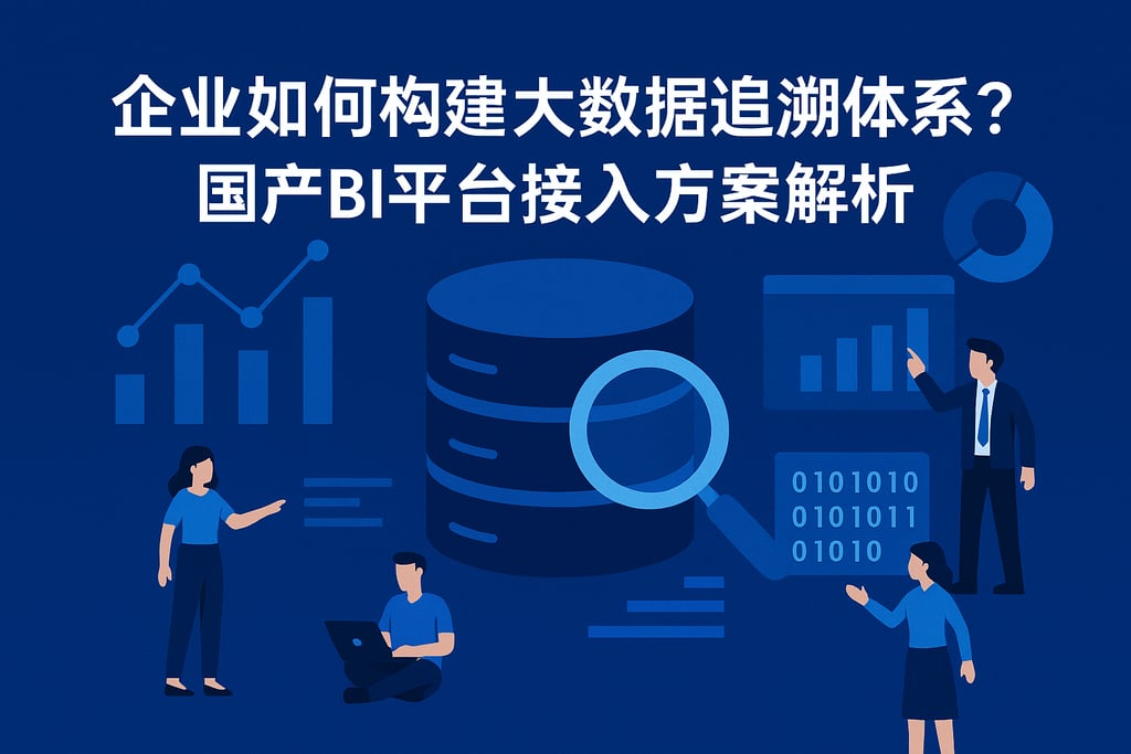 企业如何构建大数据追溯体系？国产BI平台接入方案解析