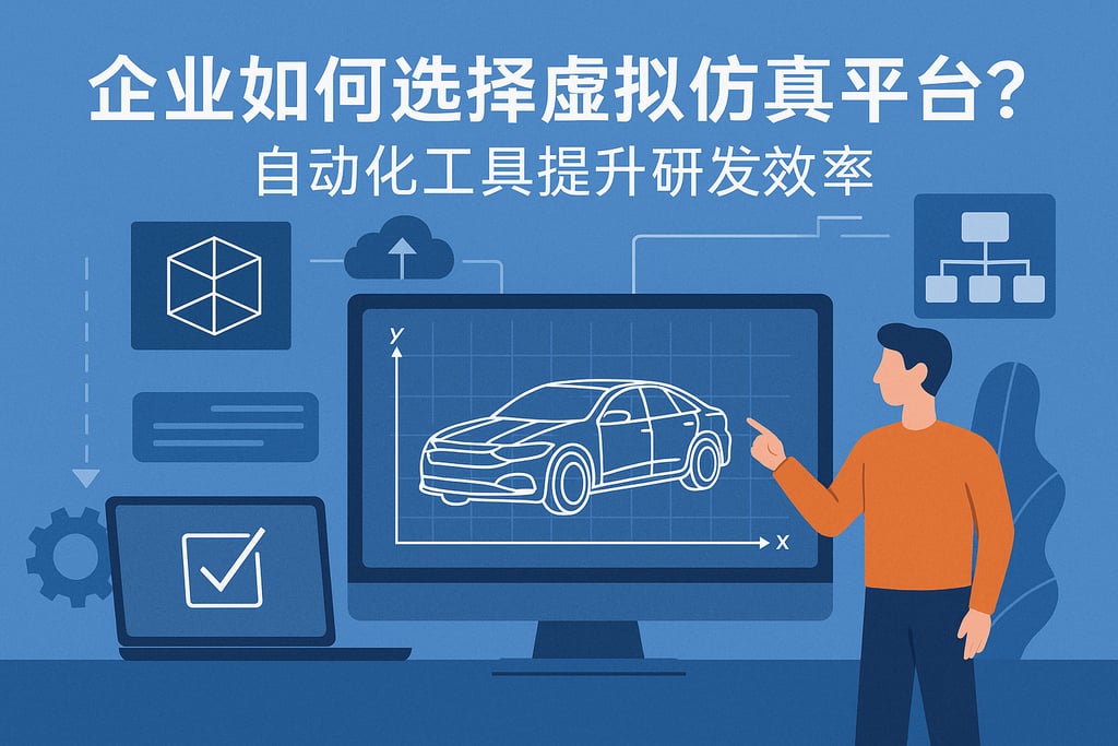 企业如何选择虚拟仿真平台？自动化工具提升研发效率