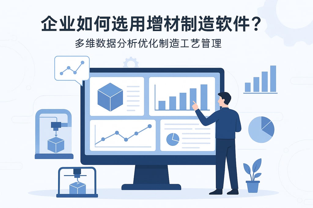 企业如何选用增材制造软件？多维数据分析优化制造工艺管理