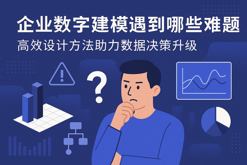 企业数字建模遇到哪些难题？高效设计方法助力数据决策升级