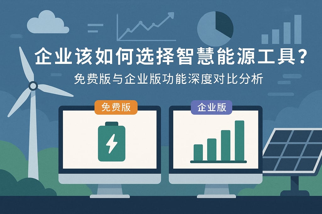 企业该如何选择智慧能源工具？免费版与企业版功能深度对比分析