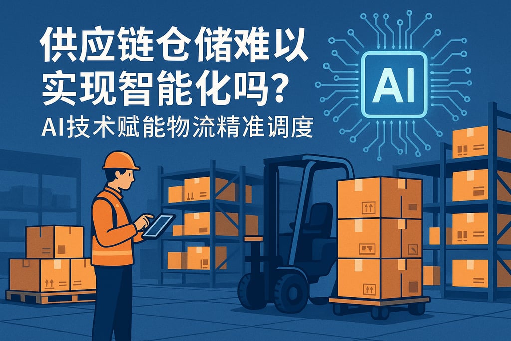 供应链仓储难以实现智能化吗？AI技术赋能物流精准调度