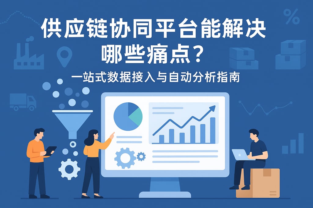 供应链协同平台能解决哪些痛点？一站式数据接入与自动分析指南